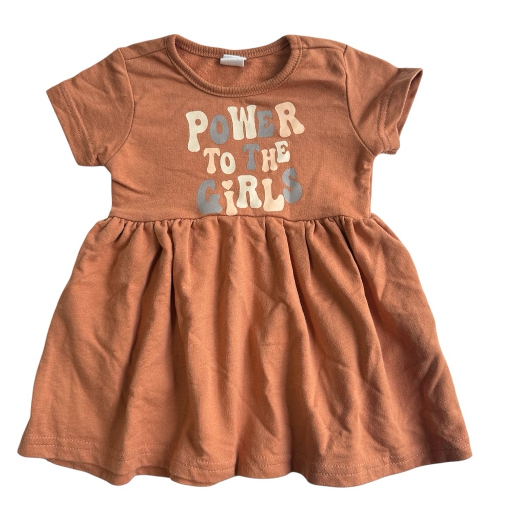 PL Kids Size 12m Girls Burnt Orange Dress
